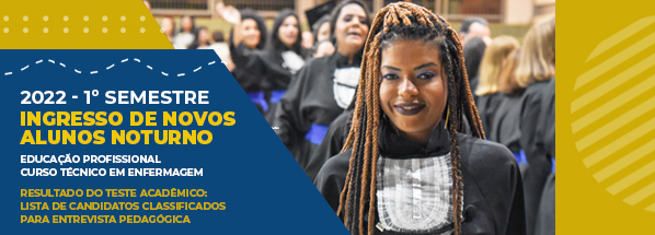 Lista de classificados para entrevista pedagógica Enfermagem 2022.1