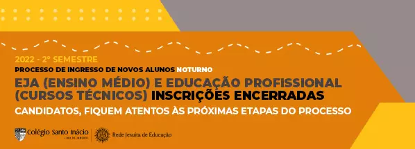 Inscrições encerradas para o processo de ingresso na EJA e nos cursos técnicos