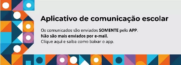 A partir de 5 de setembro, comunicados do CSI serão enviados somente pelo app de comunicação escolar