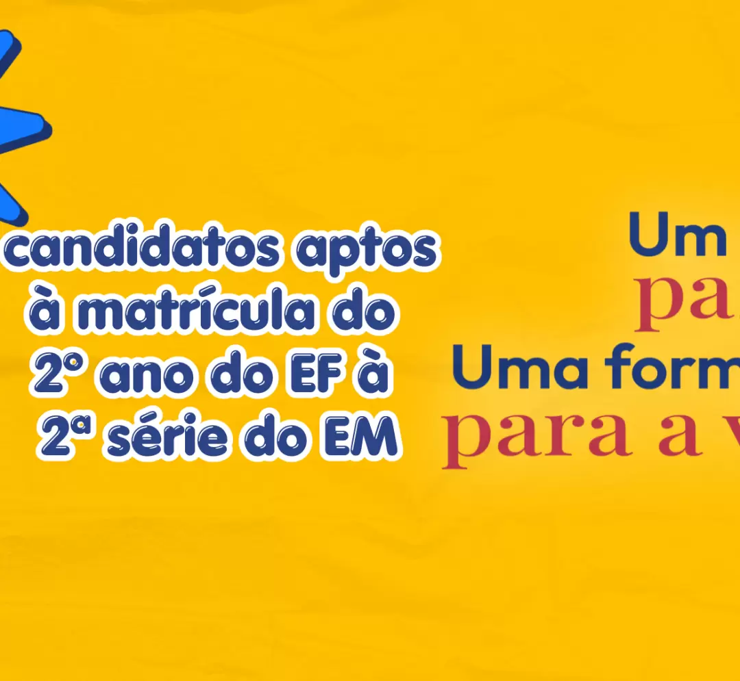 Admissão 2027: confira a relação de candidatos aptos à matrícula do 2º ano do EF à 2ª série do EM