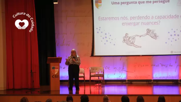 Claudia Alaminos conduz reflexão sobre o papel do exemplo na educação de crianças e adolescentes