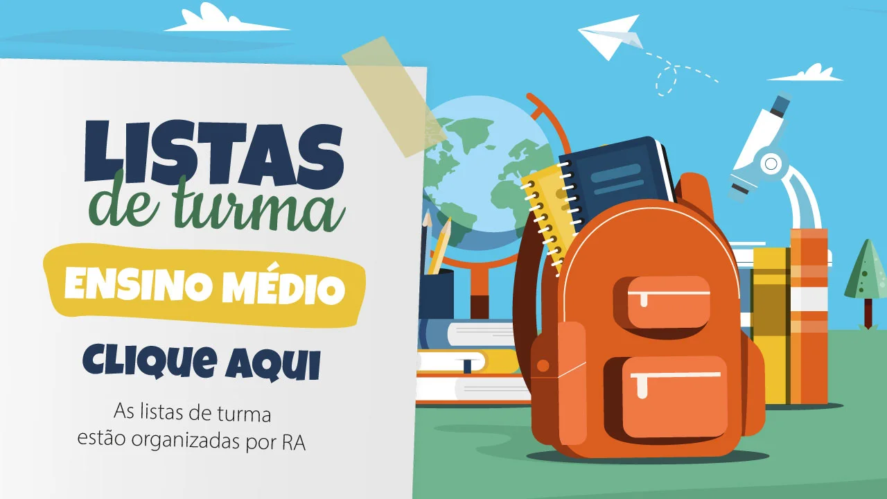 Acesse as listas de turma do Ensino Médio 2024