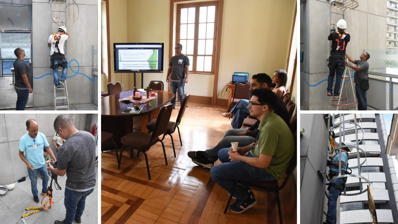 Curso de NR-35 para os colaboradores que trabalham em altura
