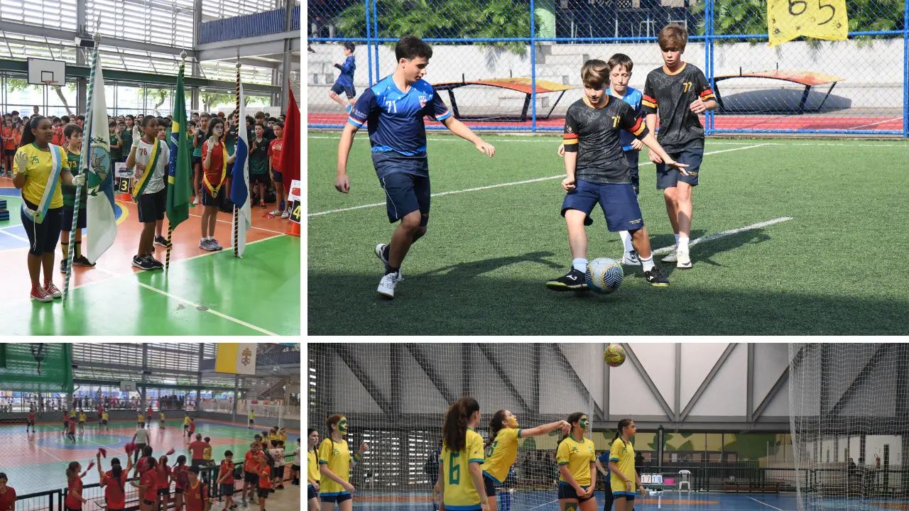 Disputas acirradas em diversas modalidades marcam Olimpíada Esportiva do Fundamental 2