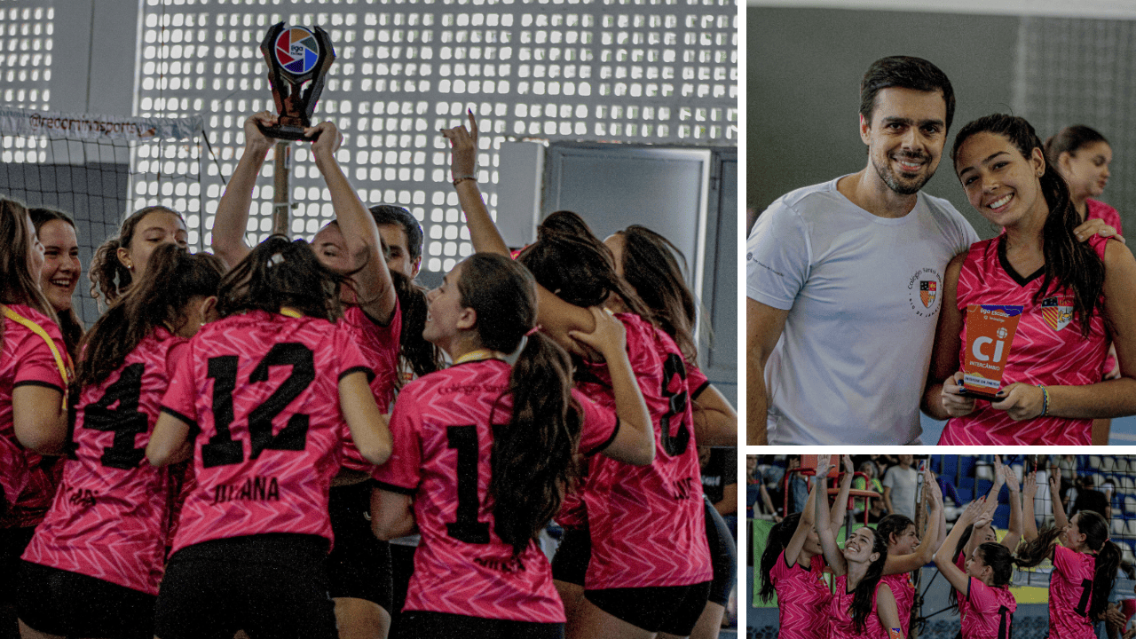 Vôlei Feminino Sub-16 do Colégio Santo Inácio conquista Bronze na Liga Escolar