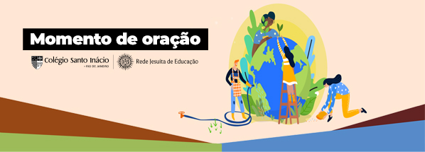 Momento de oração com as famílias