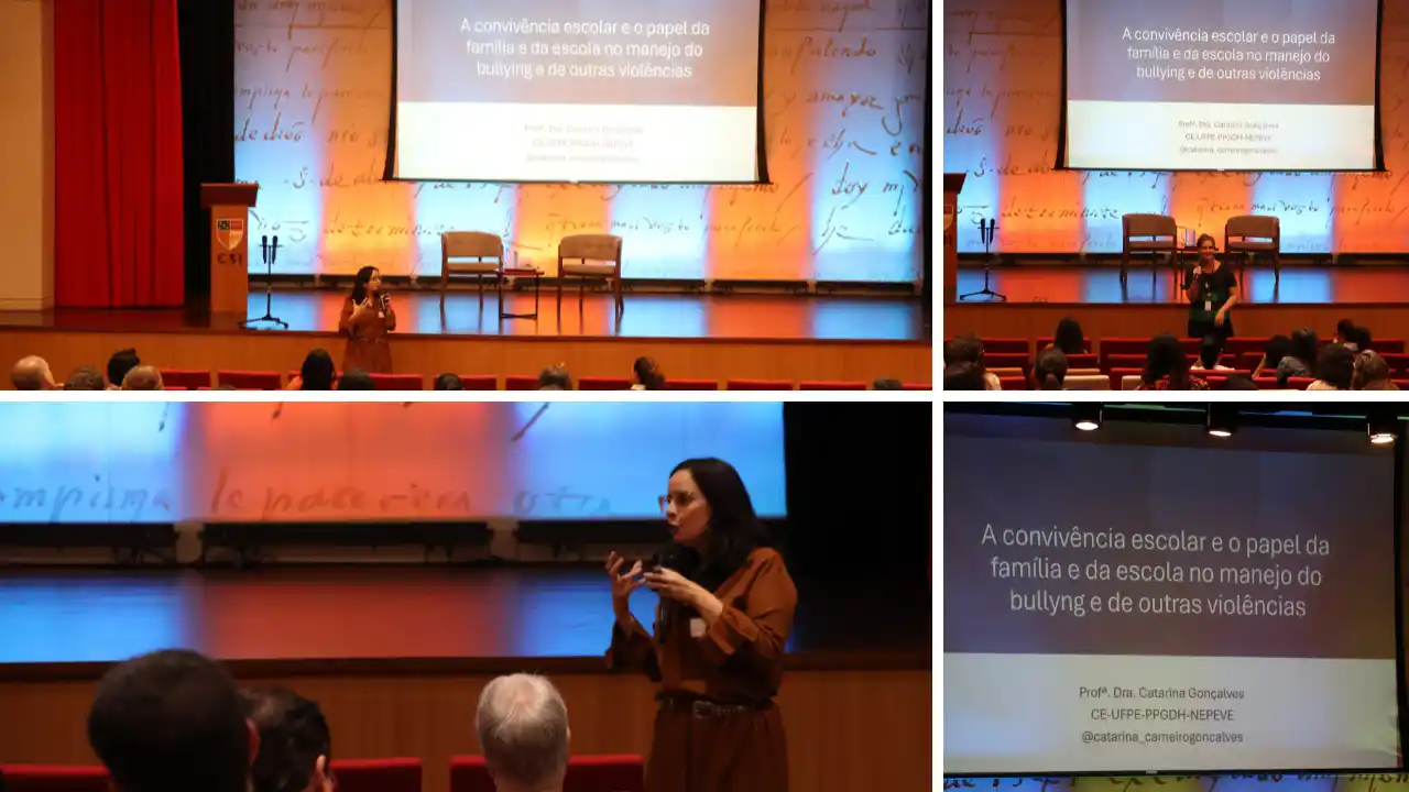 CSI promove reflexão sobre bullying e convivência escolar em palestra com especialista