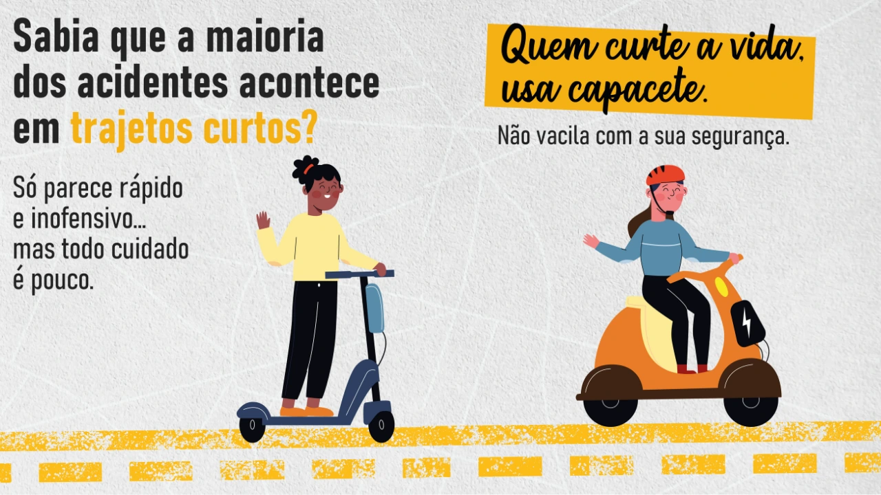 Colégio Santo Inácio lança campanha de conscientização sobre o uso do capacete