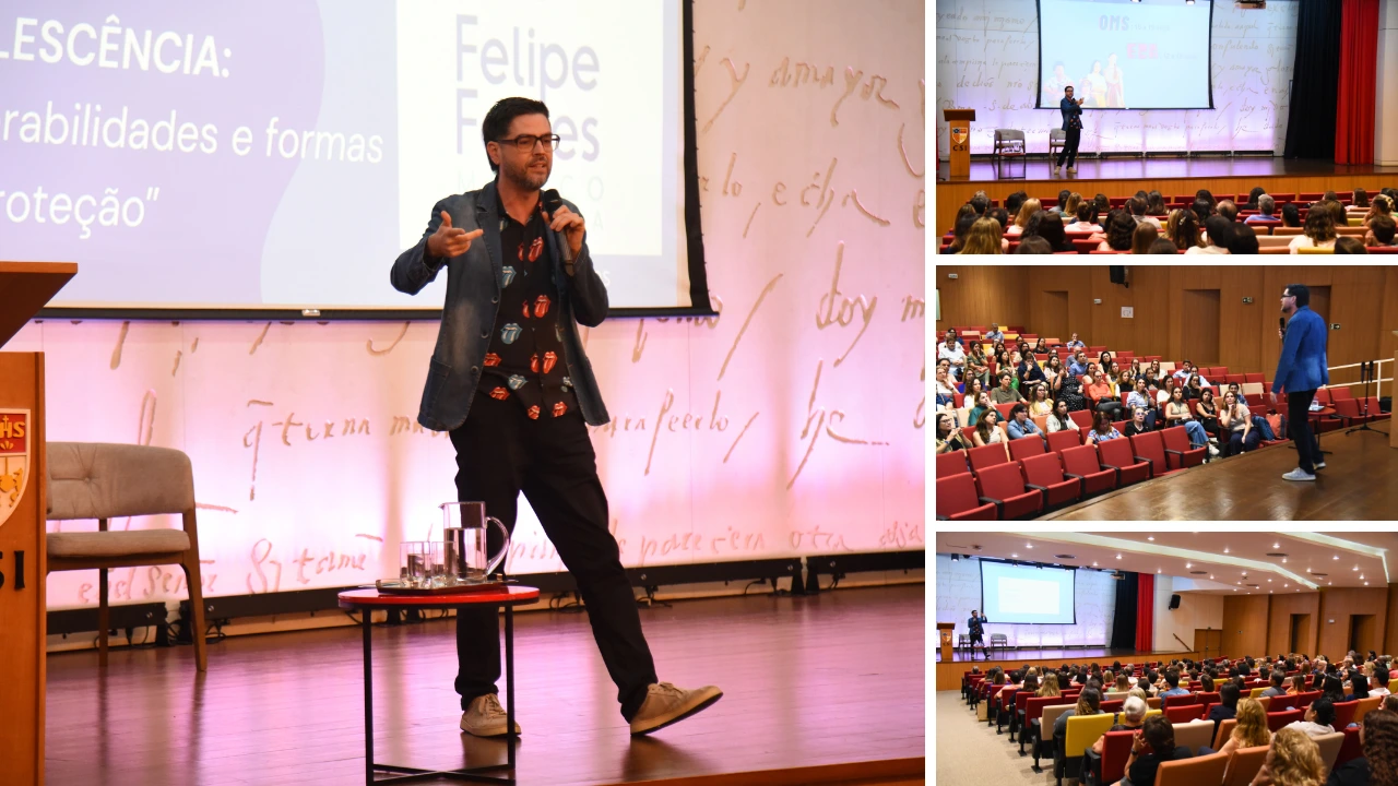 Palestra com Dr. Felipe Fortes convida famílias do CSI à reflexão sobre adolescência e uso de drogas