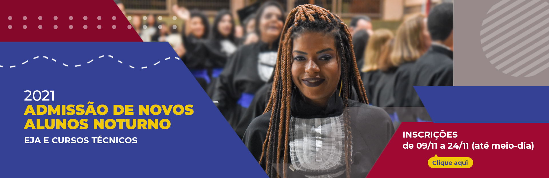 Processo de admissão 2021 Noturno