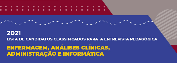 Classificados para entrevista pedagógica