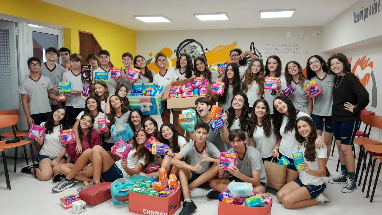 Ciclo Solidário | estudantes do 8º ano transformam aprendizado em ação solidária