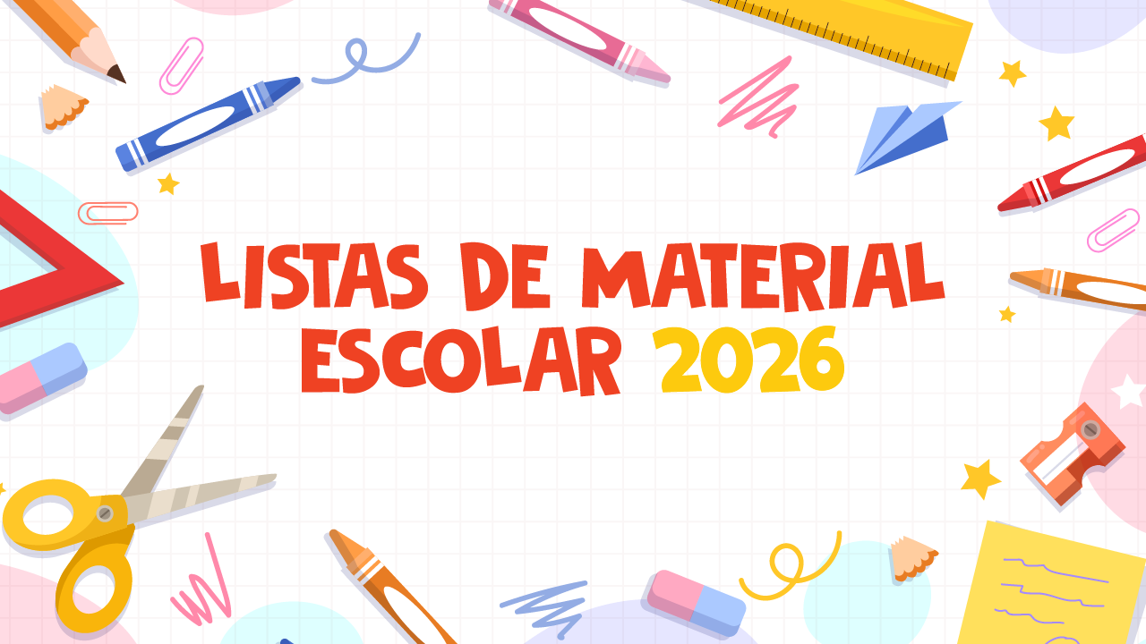 Listas de materiais escolares 2026 já estão disponíveis